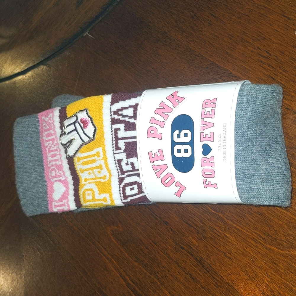 PINK knee high socks